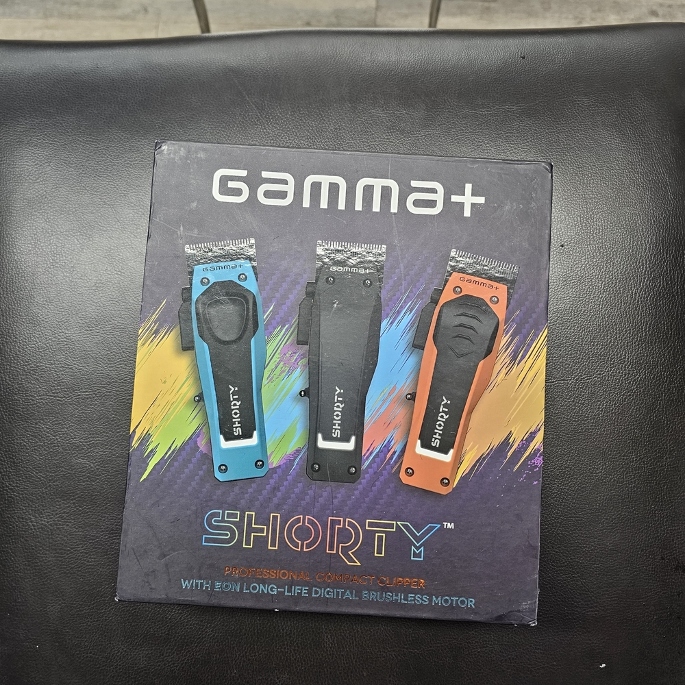 Shorty Professional Compact Clipper - Blue, Black, and Orange